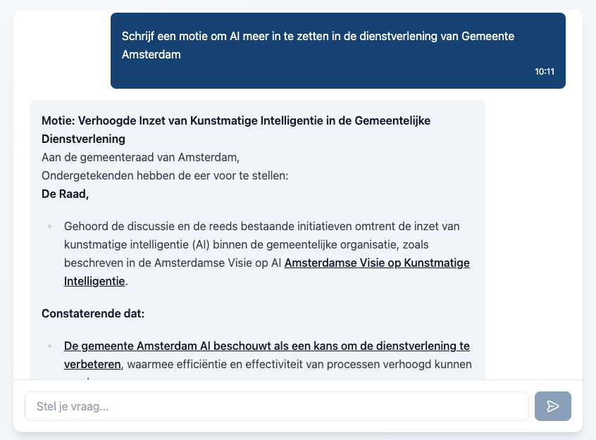 Je persoonlijke beleidsexpert, 24/7 beschikbaar