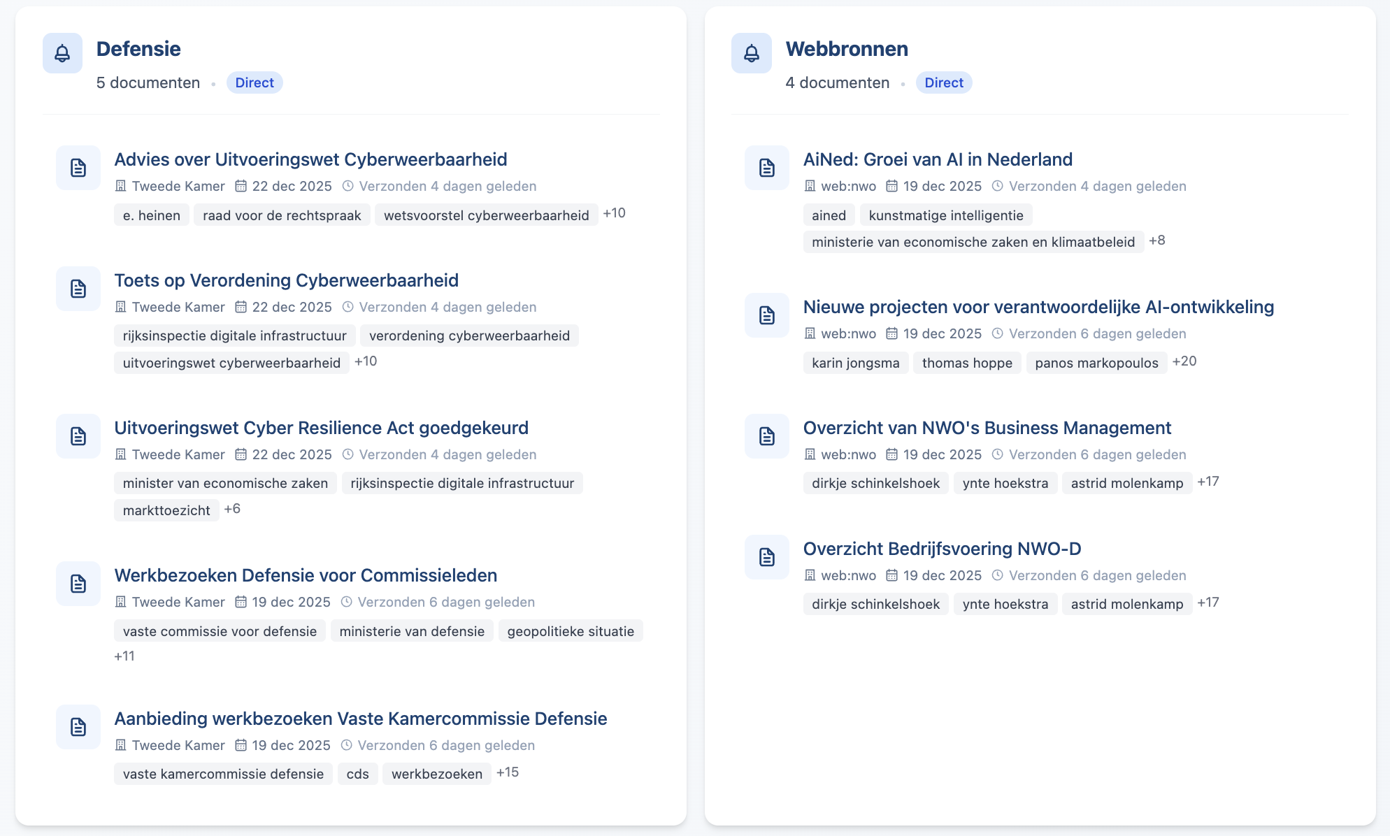Slimme notificaties screenshot