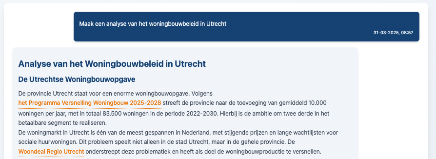 Kopieer functionaliteit in BeleidsradarGPT